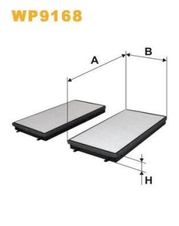 Фільтр салону BMW 7 01-08 (2шт.) (WIX-FILTERS) WIX FILTERS WP9168