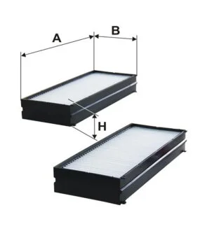 Фільтр салону (вир-во Wix-Filtron) /K1280-2x WIX FILTERS WP9392