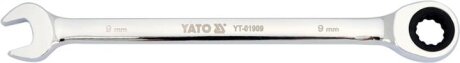 Ключ комбинированный с трещоткой 9 мм YATO YT-01909