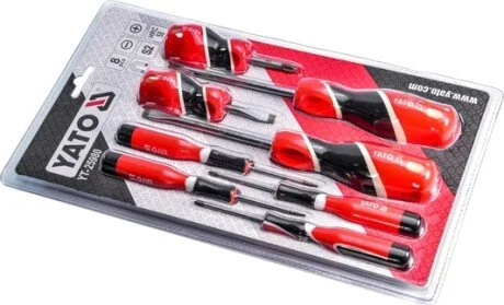 Набор отверток 8 шт., без упаковки YATO YT-25980