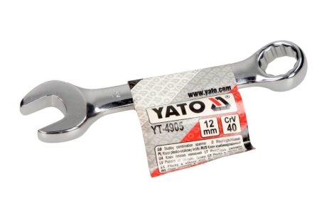 Ключ рожково-накидной 12 мм YATO YT-4905