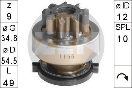 Бендікс Стартера ZEN ZN1155