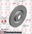 Торзмозной диск двухсторонний на передний мост вентилируемый 10 ZIMMERMANN 100330152 (фото 1)