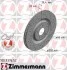 Торзмозной диск двухсторонний на задний мост вентилируемый 6 ZIMMERMANN 100337652 (фото 1)