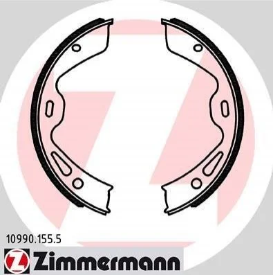 Тормозные колодки барабанные ZIMMERMANN 10990.155.5 (фото 1)
