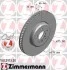 Торзмозной диск двухсторонний на передний мост вентилируемый 6 ZIMMERMANN 150291320 (фото 1)