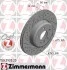 Торзмозной диск двухсторонний на задний мост вентилируемый 5 ZIMMERMANN 150292020 (фото 1)