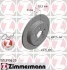 Торзмозной диск двухсторонний на задний мост полный(невентилируемый) 5 ZIMMERMANN 155.3906.20 (фото 1)