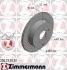 Торзмозной диск двухсторонний на задний мост вентилируемый 5 ZIMMERMANN 200.2529.20 (фото 1)