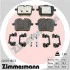 Тормозные колодки дисковые ZIMMERMANN 22039.180.2 (фото 1)