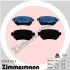 Тормозные колодки дисковые ZIMMERMANN 223491551 (фото 1)