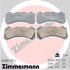 Тормозные колодки дисковые ZIMMERMANN 225851751 (фото 1)