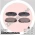 Тормозные колодки дисковые ZIMMERMANN 244511551 (фото 2)