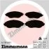 Тормозные колодки дисковые ZIMMERMANN 24738.200.1 (фото 1)