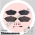 Гальмівні колодки передні дискові ZIMMERMANN 24869.195.1 (фото 2)