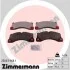 Колодки тормозные дисковые ZIMMERMANN 25007.968.1 (фото 1)