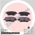 Гальмівні колодки передні дискові ZIMMERMANN 25134.170.1 (фото 5)