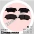 Гальмівні колодки дискові ZIMMERMANN 25708.180.1 (фото 1)