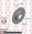 Торзмозной диск двухсторонний на задний мост полный(невентилируемый) 5 ZIMMERMANN 370305520 (фото 1)