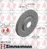 Торзмозной диск двухсторонний на передний мост вентилируемый 5 ZIMMERMANN 380211152 (фото 1)