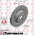Торзмозной диск двухсторонний на задний мост вентилируемый 5 ZIMMERMANN 400.3626.20 (фото 1)