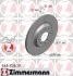 Торзмозной диск двухсторонний на задний мост полный(невентилируемый) 4 ZIMMERMANN 440.3126.20 (фото 1)