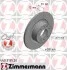 Торзмозной диск двухсторонний на задний мост полный(невентилируемый) 8 ZIMMERMANN 440.3135.20 (фото 1)