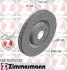 Торзмозной диск слева на передний мост вентилируемый 5 ZIMMERMANN 460155252 (фото 1)
