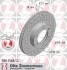 Торзмозной диск двухсторонний на передний мост вентилируемый 6 ZIMMERMANN 590.2586.52 (фото 1)