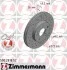Торзмозной диск двухсторонний на передний мост вентилируемый 5 ZIMMERMANN 590.2818.52 (фото 1)