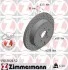 Торзмозной диск двухсторонний на задний мост вентилируемый 5 ZIMMERMANN 590.2826.52 (фото 1)