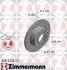 Торзмозной диск двухсторонний на задний мост полный(невентилируемый) 10 ZIMMERMANN 600323452 (фото 1)
