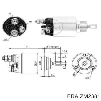 Втягивающее реле 12V ZM ZM2381