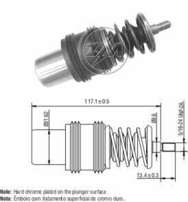 Плунжер втягивающего реле ZM ZM45094