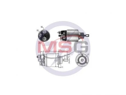 Реле стартера втягивающее 12V ZM ZM5381