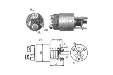 Втягивающее реле ZM ZM5395