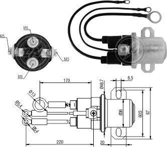 Втягивающее реле 24V ZM ZM5408
