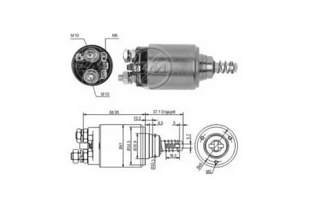 Втягивающее реле 24V ZM ZM645