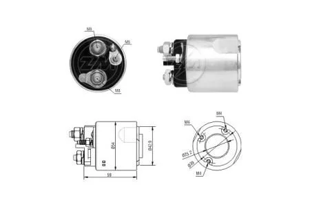 Втягивающее реле 12V ZM ZM6492